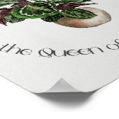 Poster Maman plante - La Reine de toutes les choses Vert (Coin)