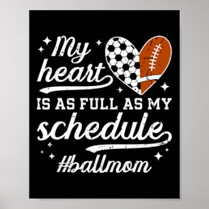 Poster Maman Proud Footll Maman de foot