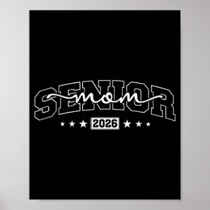 Poster Maman senior 2026 Maman fière d'une promotion de 2