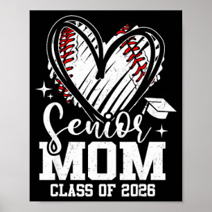 Poster Maman senior classe de 2026 baseball remise des di