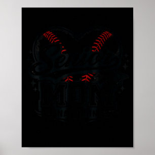 Poster Maman senior de baseball 2026 la dernière manche h