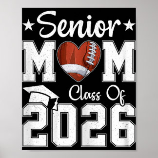 Poster Maman senior de la promotion 2026 amoureuse de foo