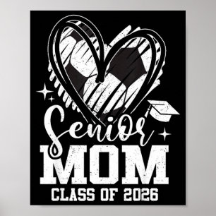Poster Maman senior de la promotion 2026 football remise