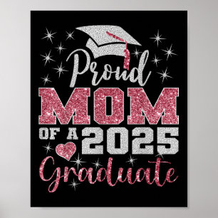Poster Maman Super Fière De Diplômé 2025 Incroyable Famil