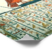 Poster Maman sur un lit funéraire avec différentes divini (Coin)