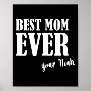 Poster Maman toujours _ femmes mère maman prénom noah