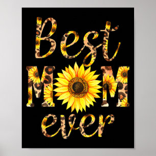 Poster Maman toujours tournesol