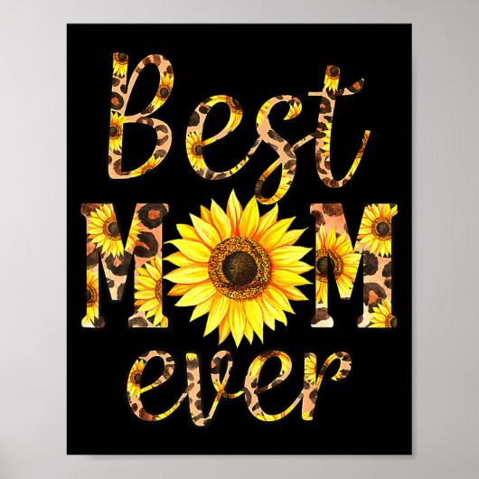 Poster Maman toujours tournesol (Devant)