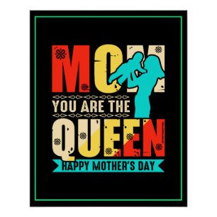 Poster Maman Tu Es La Reine