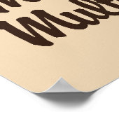 Poster Maman vintage (Coin)