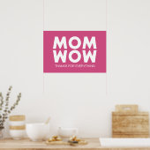 Poster Maman, Wow ! (Cuisine)