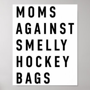 Poster Mamans contre les sacs de hockey malodorants surdi