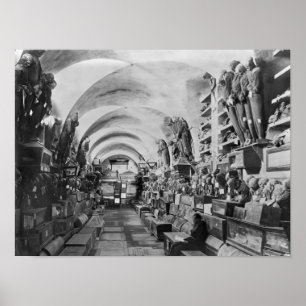 Poster Mamans des catacombes de Palerme, Italie