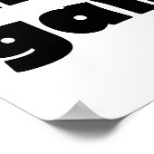 Poster Mamas gangster drôle design (Coin)