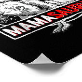 Poster Mamasaurus T Rex Dinosaur Fête des Mères Drôle (Coin)