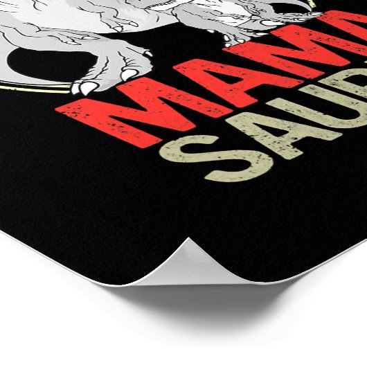 Poster Mamasaurus T Rex Dinosaur Mama Saurus (Coin)
