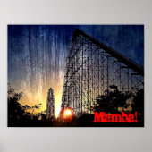 Poster Mamba Rollercoaster World's of Fun Kansas City (Devant)