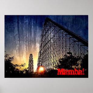 Poster Mamba Rollercoaster World's of Fun Kansas City