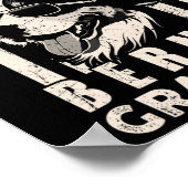 Poster Mamie Bernoise la plus cool Drapeau américain vint (Coin)