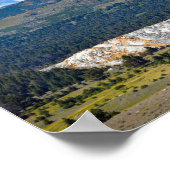 Poster Mammoth Hot Springs, Yellowstone, Wyoming (Coin)