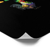 Poster Mamou Mardi Gras Poulet (Coin)