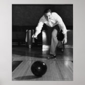 Poster Man Bowling (Devant)