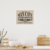 Poster Man Cave - Établi "Ajouter Date" (Cuisine)
