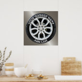 Poster Man Cave Your Garage Tire Wheel Custom (Cuisine)