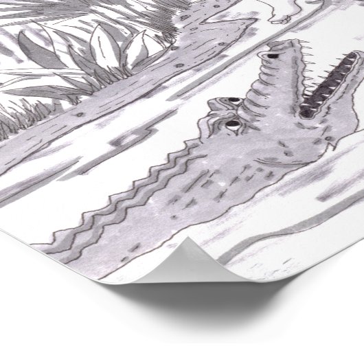 Poster Man Holding a Woman While Swinging on a Vine Past (Coin)