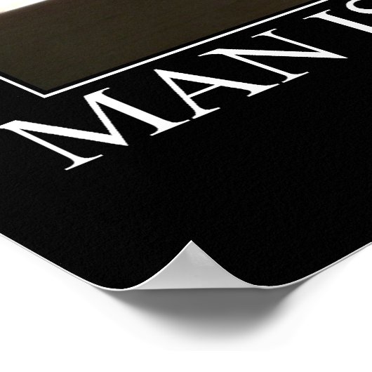 Poster Man is Never Alone...as Long As Cat Artwork (Coin)