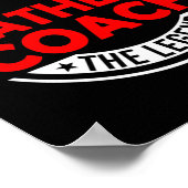 Poster Man Myth Biathlon Coach Légende Funny Biathlon Coa (Coin)