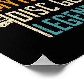 Poster Man Myth Disc Golf Legend - Frisbee Disc Golf Play (Coin)