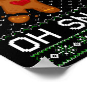 Poster Man Oh Snap Christmas Cookie (Coin)