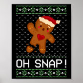 Poster Man Oh Snap Christmas Cookie (Devant)
