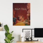 Poster Man Ray Fine Art Print (Bureau à domicile)
