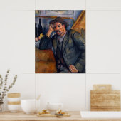 Poster Man With Pipe - Paul Cezanne - c1890 (Cuisine)