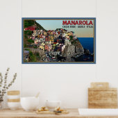 Poster Manarola (Cuisine)