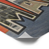 Poster Manasquan, New Jersey - Scènes de grandes lettres (Coin)