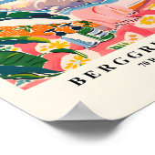 Poster Manate Dans Baignoire Art Imprimer, Bain Tropical (Coin)