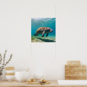 Poster Manatee gracieux (Cuisine)