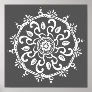 Poster Manatee Mandala