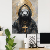 Poster Manatee Nun (Bureau à domicile)