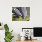Poster Manatees (Bureau à domicile)