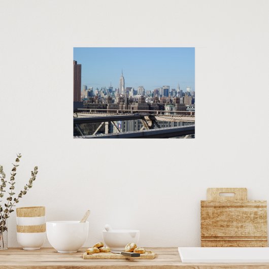 Poster Manattan Skyline (Cuisine)