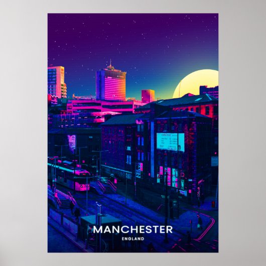 Poster Manchester City (Devant)