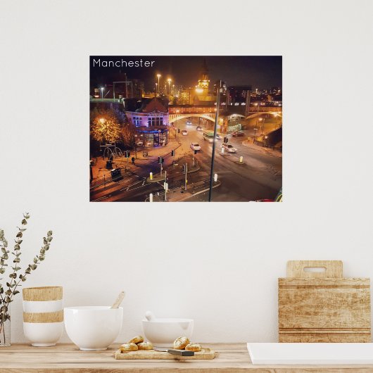 Poster Manchester Deansgate (Cuisine)