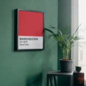 Poster Manchester Devil Red - Pleine Largeur