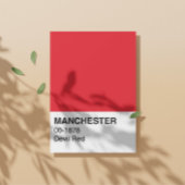 Poster Manchester Devil Red - Pleine Largeur