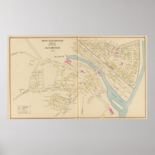 Poster Manchester, NH, W Manchester, Ward 8