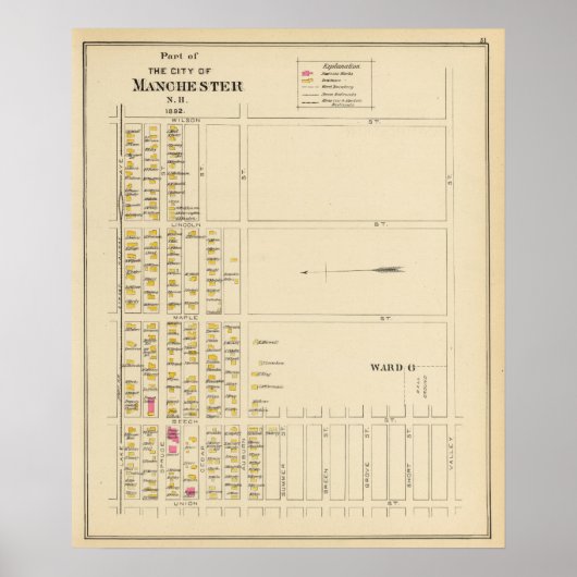 Poster Manchester, NH, Ward 6 (Devant)